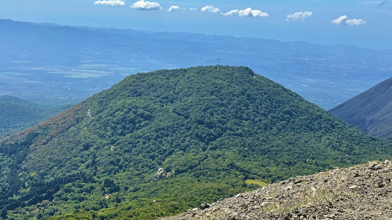 Viewing Points of Izalco Volcano Crater